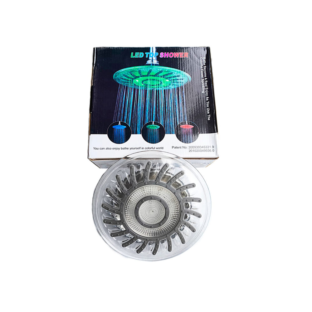 Ducha Led con Brazo Redonda 8"