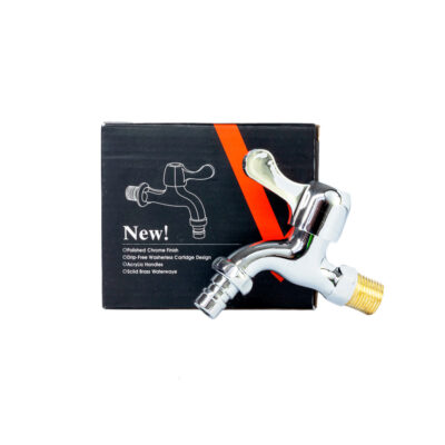 Llave Jardín Cromo Mango Aleta
